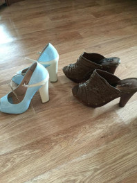 Две пары летней обуви в идеале 37 размер