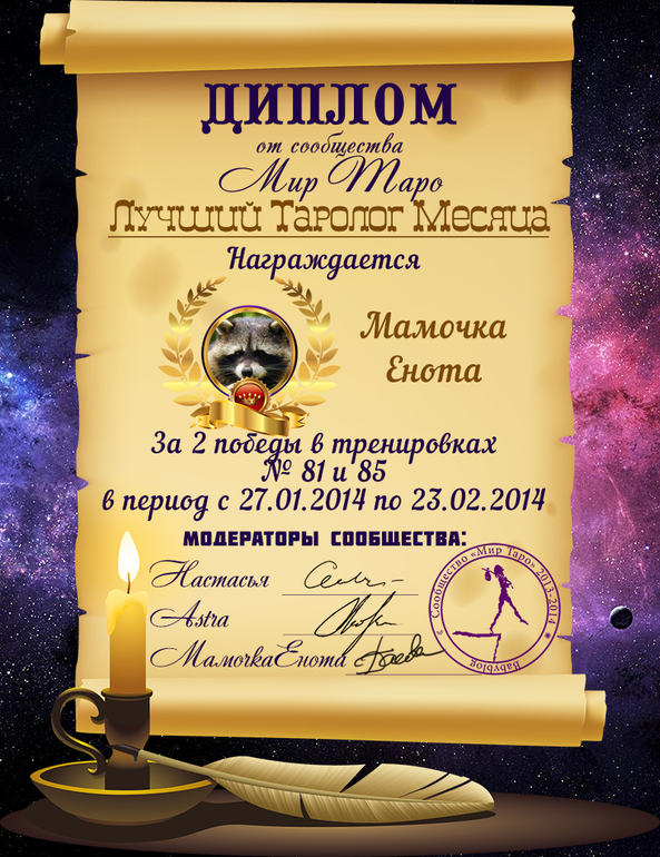 Лучший Таролог Месяца