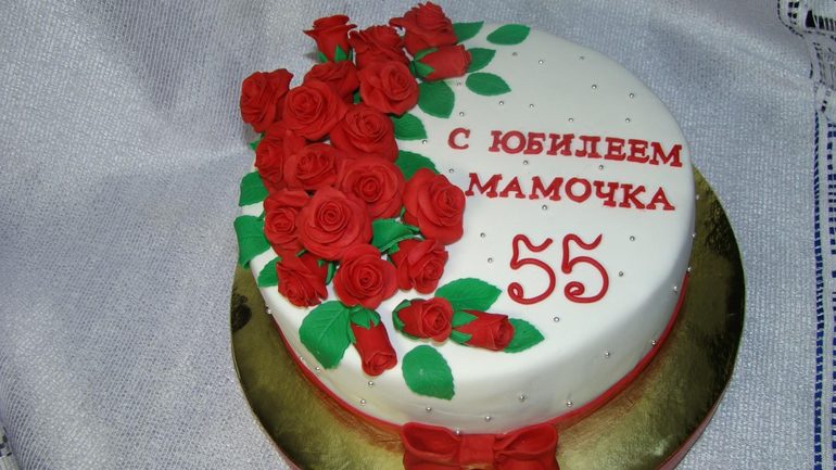 Торт маме на юбилей 65 лет фото