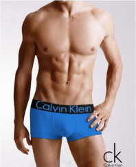 Calvin Klein Steel BLACK мужские трусы транки