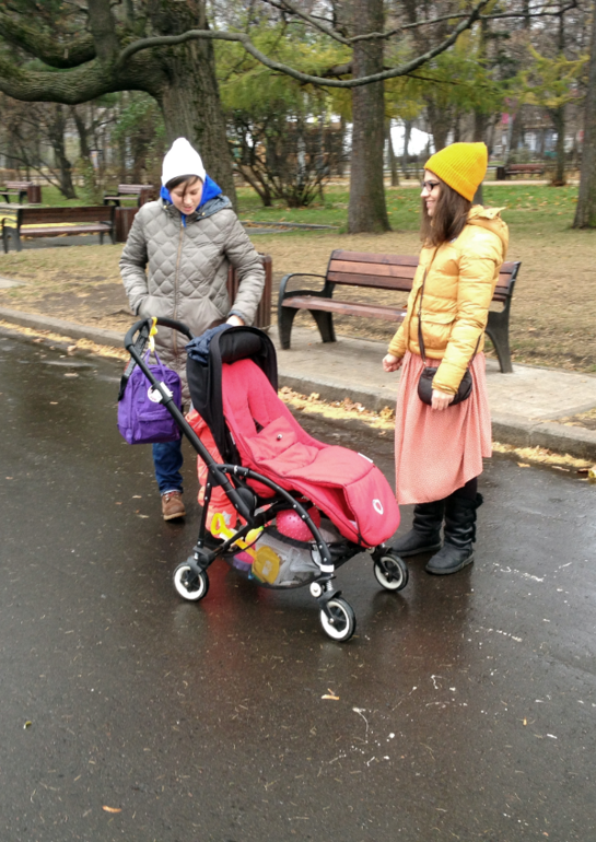 Коляски Bugaboo Bee Plus в парке Сокольники