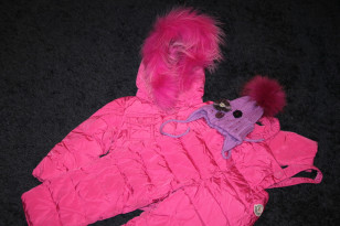 Комбинезон Moncler пух