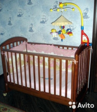 Кроватка Papaloni Италия дерево + матрас ортопед