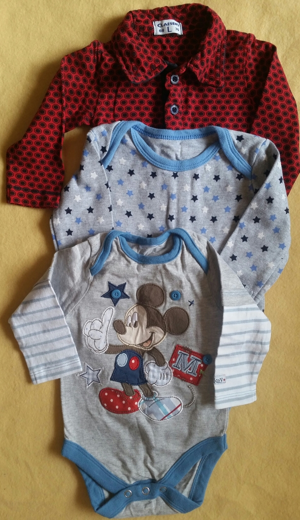 Комплект Боди 3 шт, размер 62-68