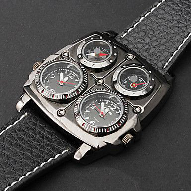 Спортивные мужские часы с 4-мя циферблатами. 2200р.