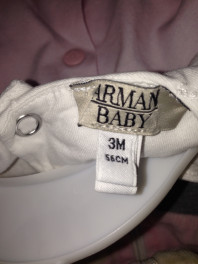 песочник Armani 0-3 мес