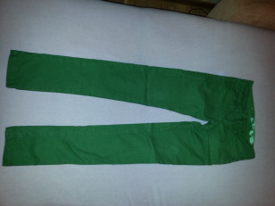 Джинсы зеленые REYSI W28 L32