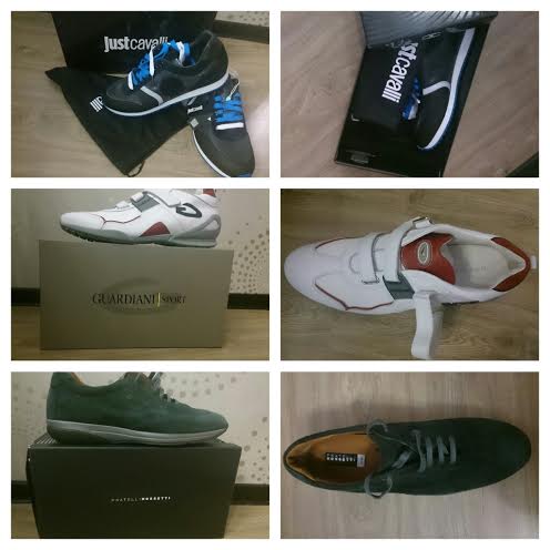 Брендовые мужские кроссовки Just Cavalli, Guardiani sport, Fratelli Rossetti (Италия)