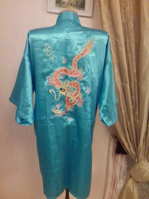 Шелковый халат - кимоно