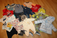 Много фирменной одежды для малыша до года!