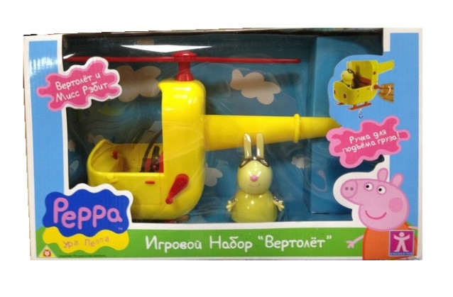 Новый игровой набор Peppa Pig вертолёт.