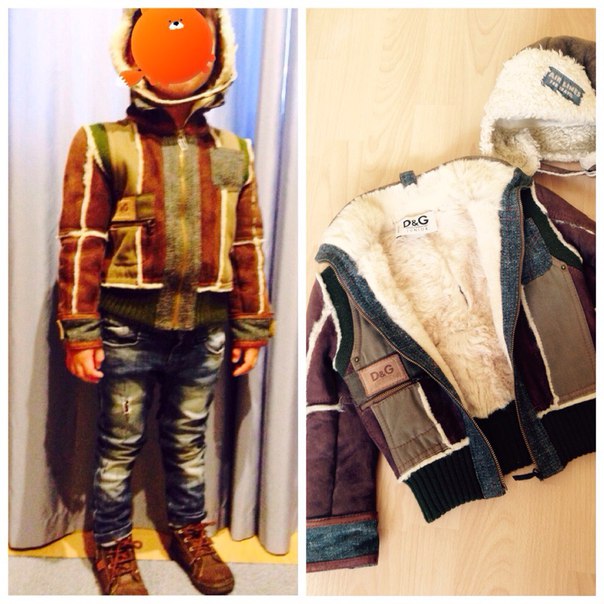 Дубленка D&G junior д/мальчика