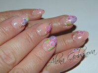 Наращивание ногтей, шеллак