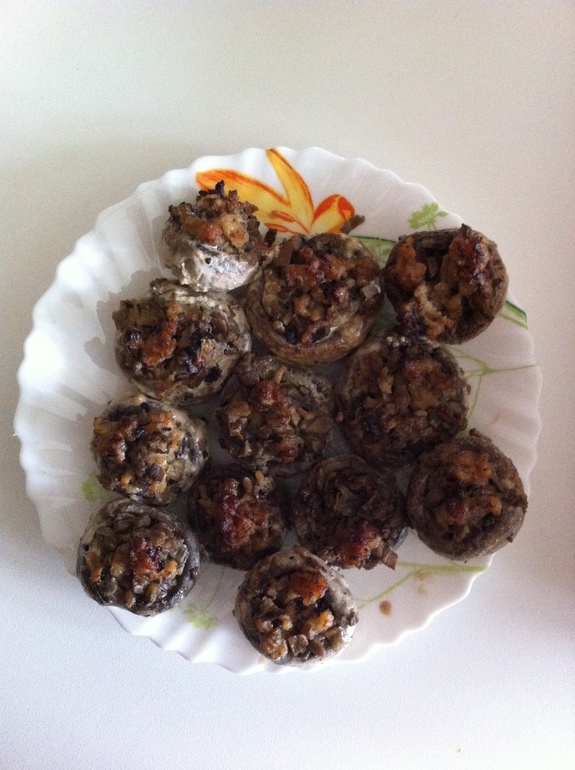 Фаршированные шампиньоны