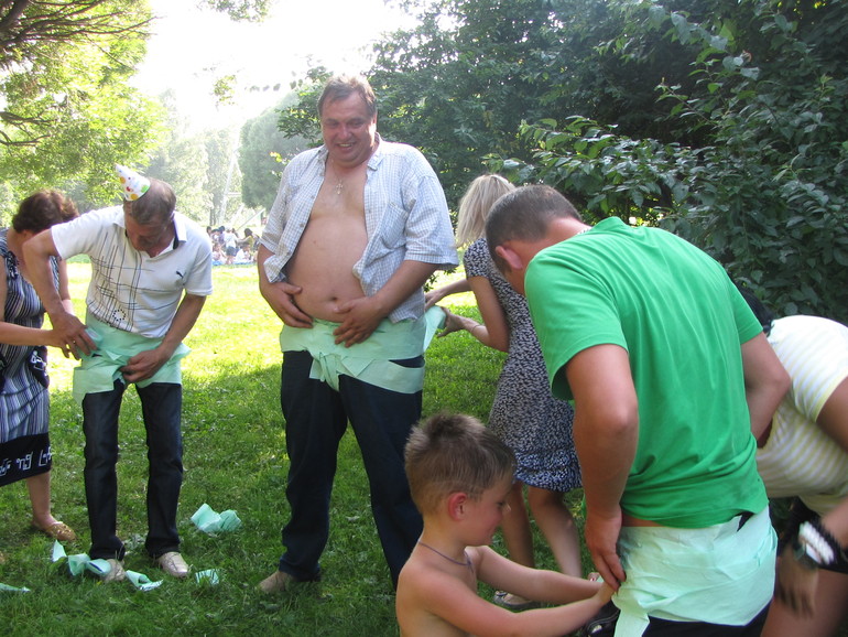 Первый день рождения Сашули!