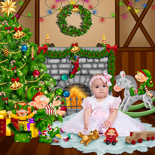 Little helpers of Santa Claus by Lissa Designs
