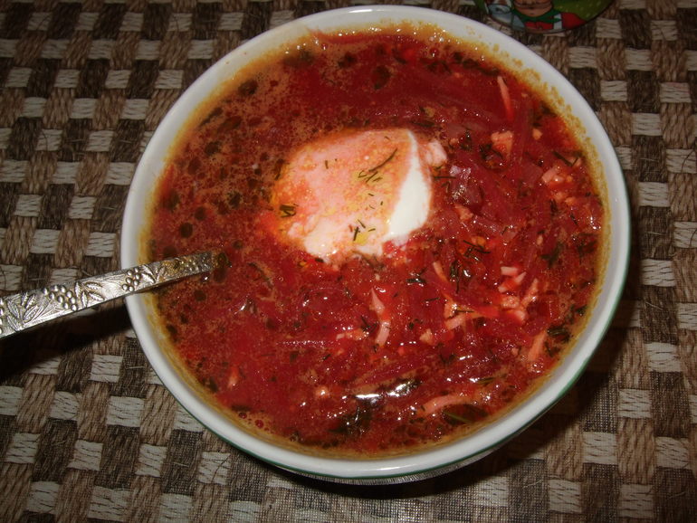 Горячий свекольник.