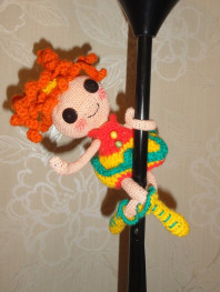 Вязаные куклы Lalaloopsy(ручная работа)