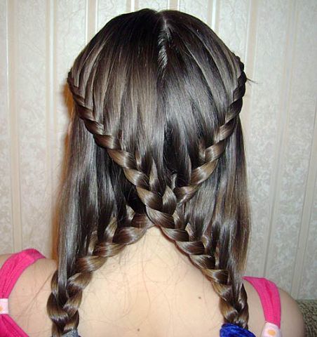 Крест на крест.