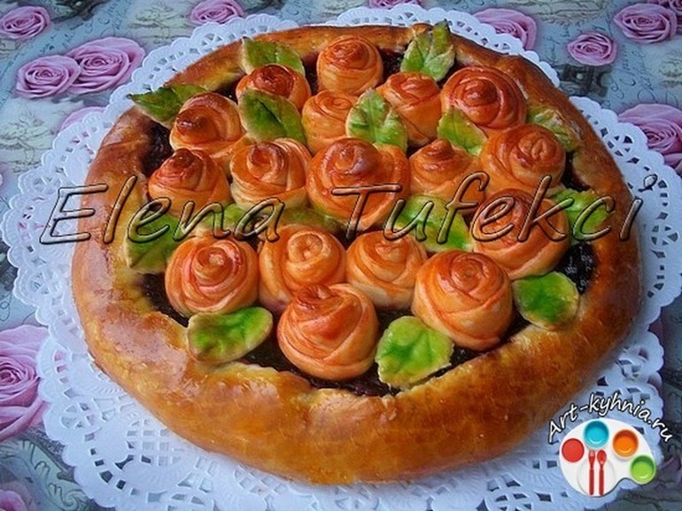 Пирог «Цветник»