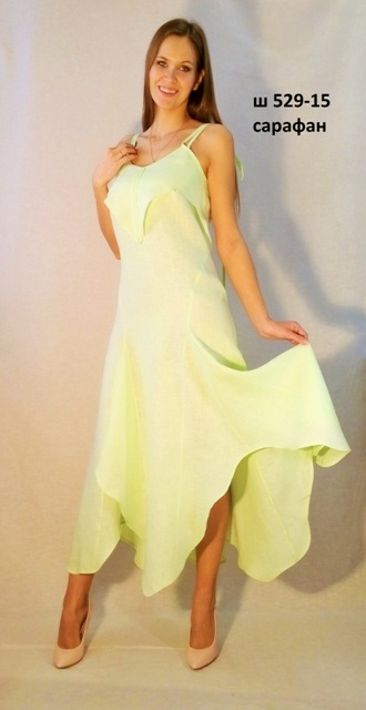 Платье льняное