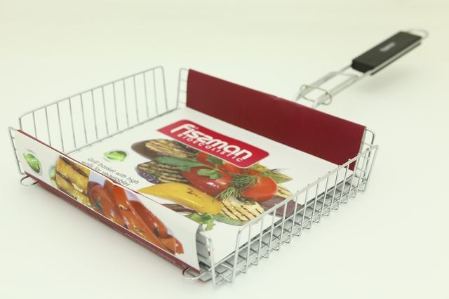 Решетка глубокая для приготовления овощей на гриле 32x25,5x7