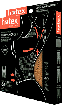 Майка-корсет безрукавка  HOTEX