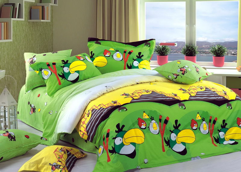 Angry birds green 1,5-спальный