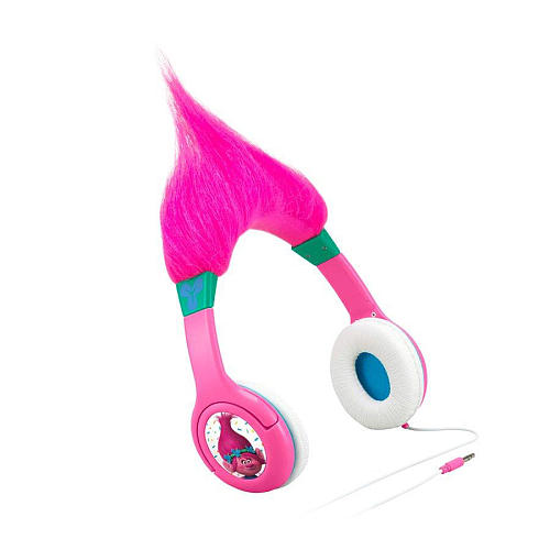 DreamWorks Trolls Hair-Ific Headphones - Pink
