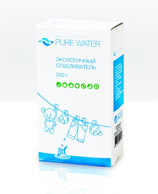 ЭКОЛОГИЧНЫЙ ОТБЕЛИВАТЕЛЬ PURE WATER  ( бытовая НЕхимия)