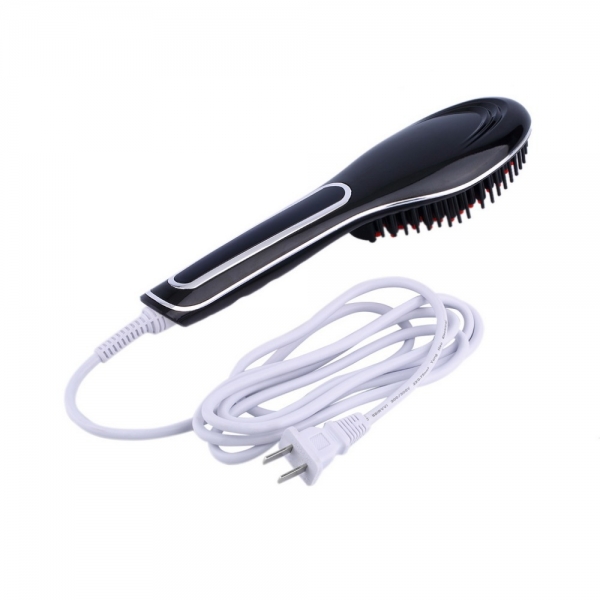 РАСЧЕСКА ВЫПРЯМИТЕЛЬ FAST HAIR STRAIGHTENER черная