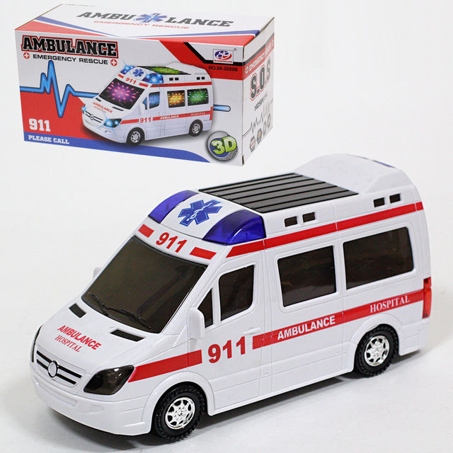 Машинка интерактивная Ambulance Car 89-2689B