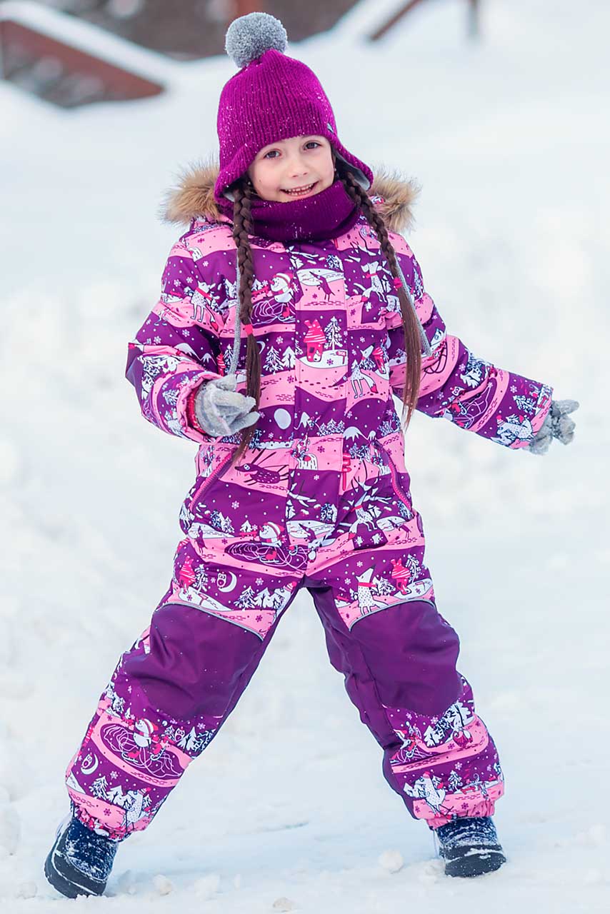Комбинезон для девочки от - 30 С до 0 С