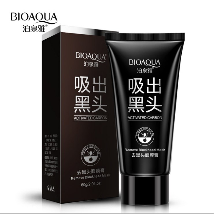 BioAqua Black Mask маска-пленка на основе бамбукового угля