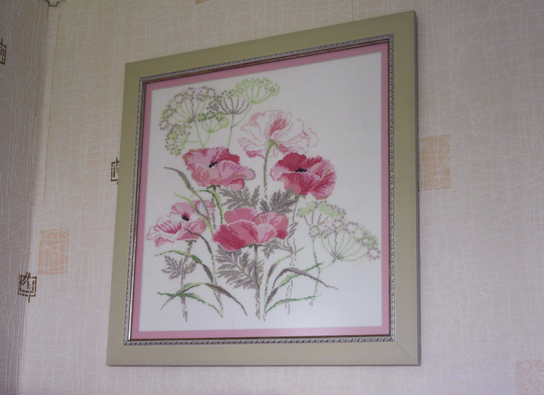 Наконец оформлены Маки  от Риолис