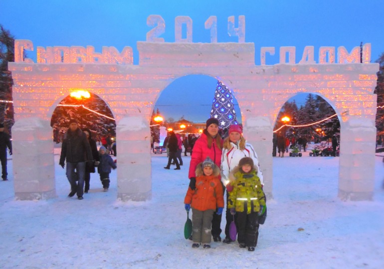 Городская ёлка, сквер им. Кирова