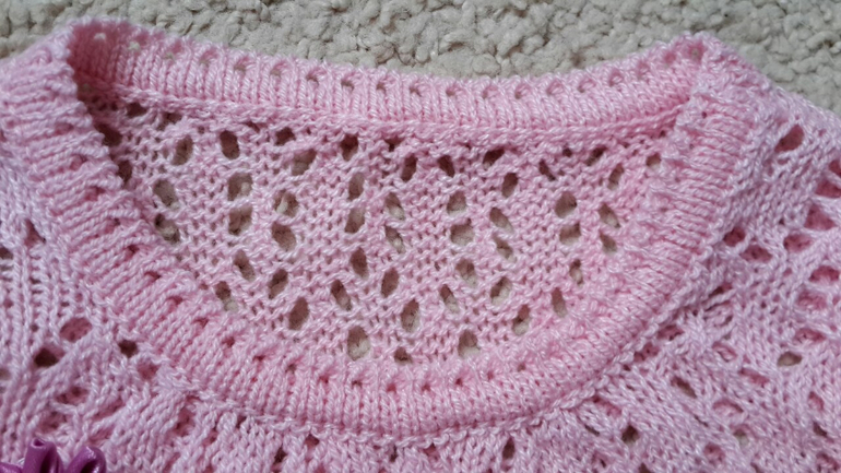 Кофточка в подарок ажур