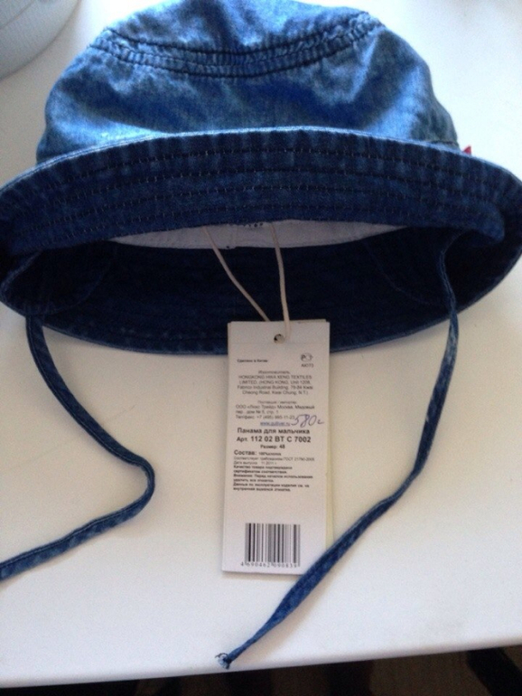 НОВАЯ очень стильная джинсовая панама фирмы
