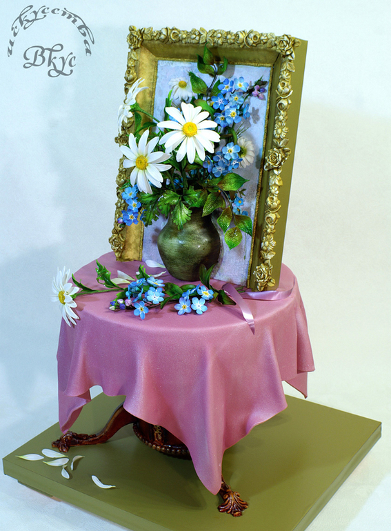 Торт на Юбилей "Оживший натюрморт"