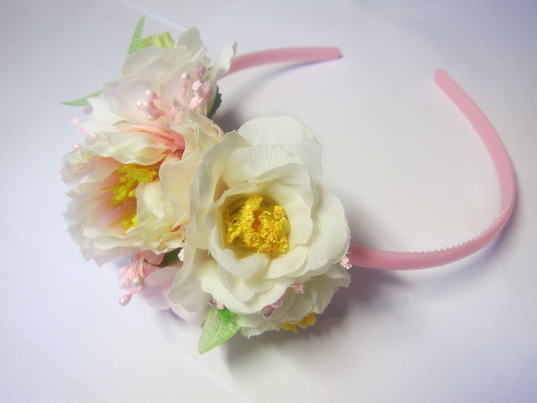 Новые цветочные ободочки!!!