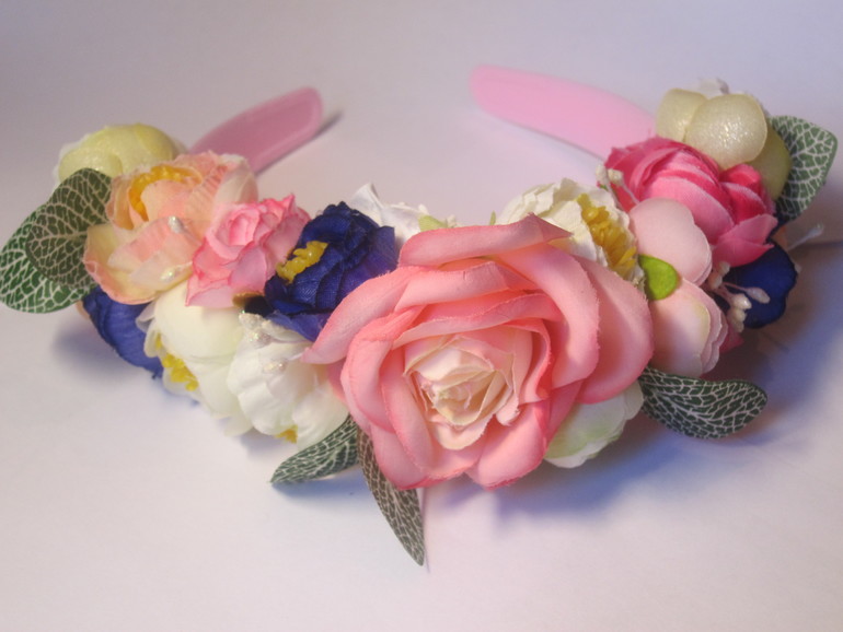 Новые цветочные ободочки!!!