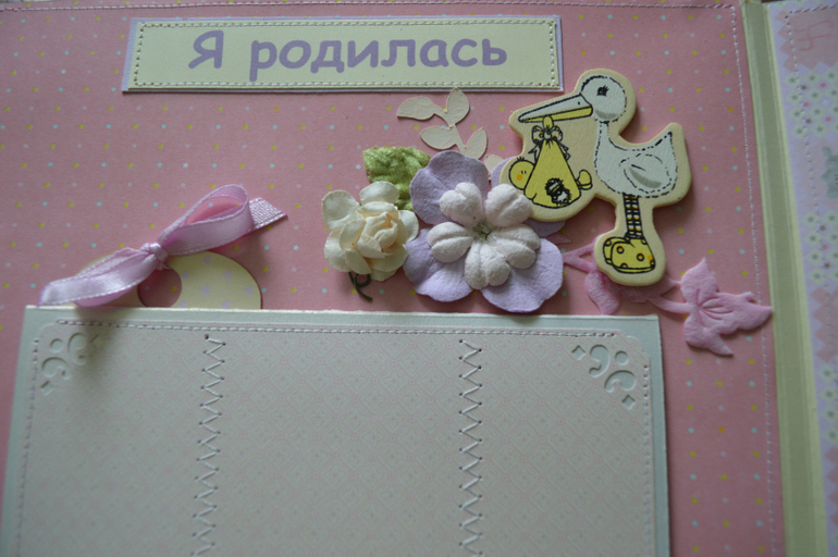 Альбом для новорожденной девочки