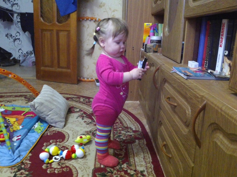 первые шажочки