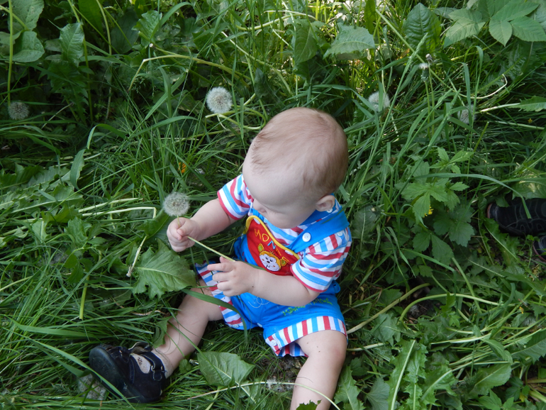 Костику 10 месяцев. Как меняются детки