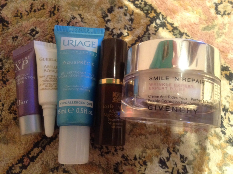 Мои губы, глаза и лосьоны.