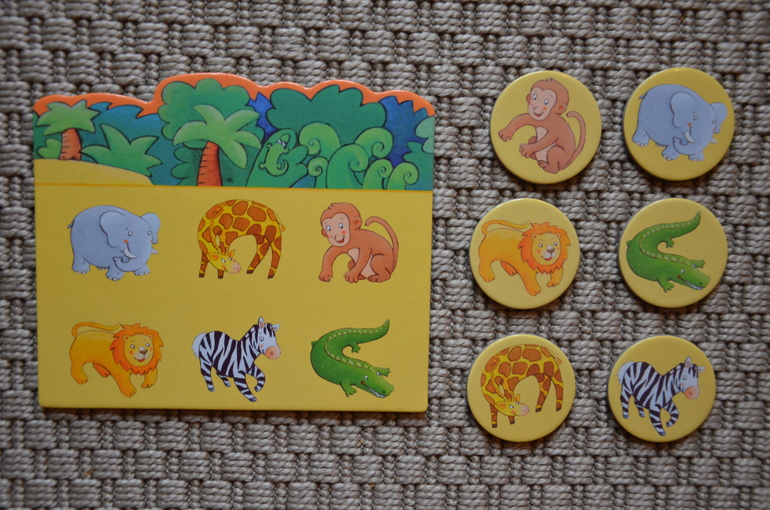 Лото животные Djeco и МемоFRUTTI от Janod