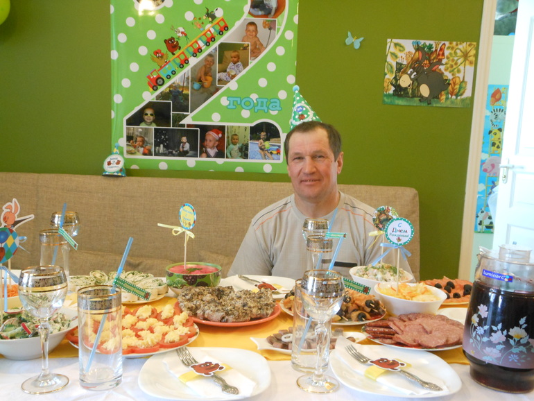 Наши 2 годика с Винни-Пухом