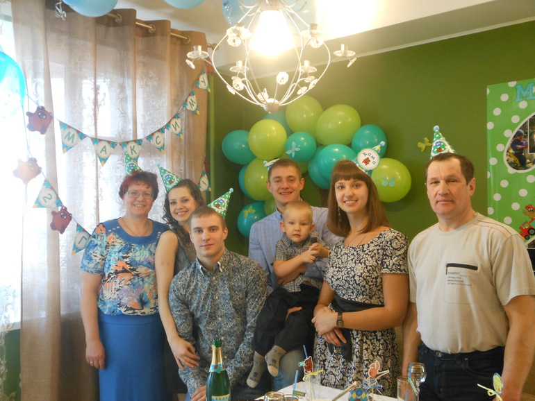 Наши 2 годика с Винни-Пухом