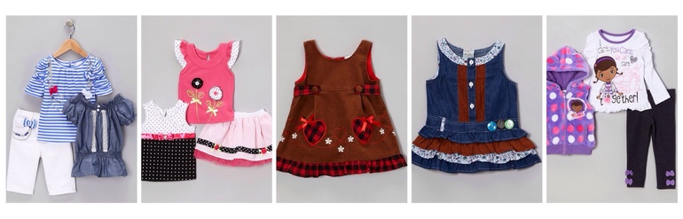 Платьишки и комплектики для девочек от 1,5 до 6 лет из США. Очень красивые!!!