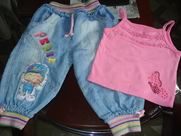 Летний гардероб для девочки с 74-92см